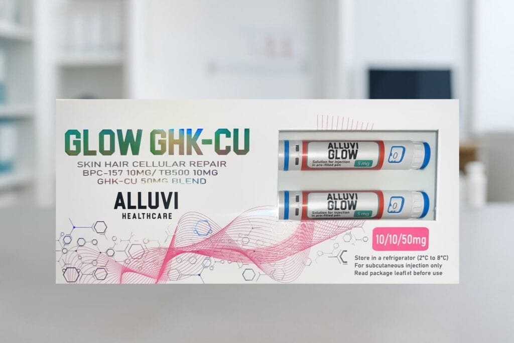 Glow GHK-Cu Copper Peptide 70mg Supplier Research Compound